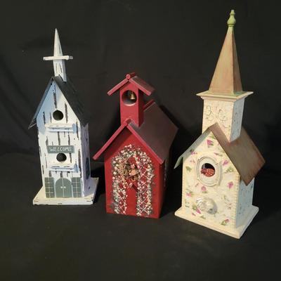 Wooden Decorative Birdhouses (DR-DW)