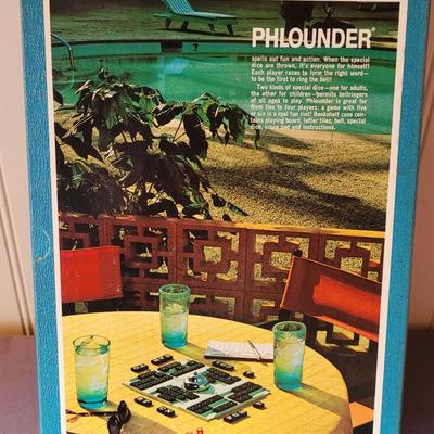 Vintage Phlounder Board Game
