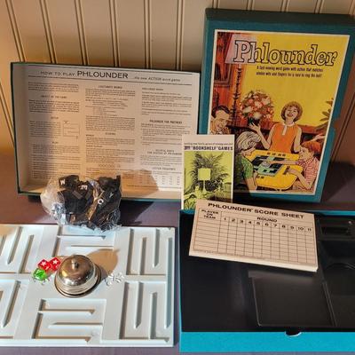 Vintage Phlounder Board Game