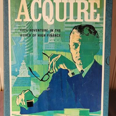 Vintage Acquire Board Game