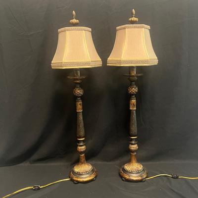 Pair of Matching Table Lamps (B2-MG)
