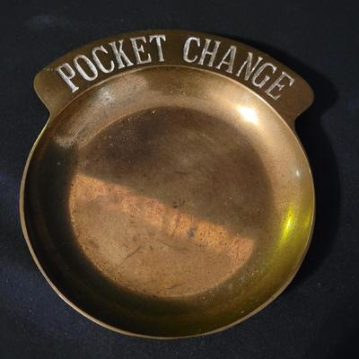 Pulsar Men's Watch, Pens, and a Brass Pocket Change Bowl (DR-DW)
