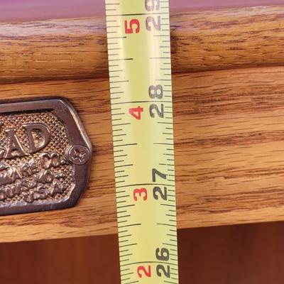 Vintage White Clad Oak Side Table #1