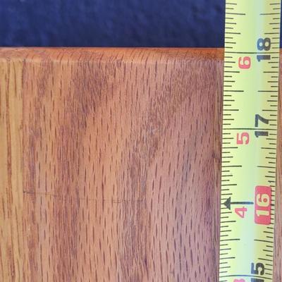 Vintage White Clad Oak Side Table #2