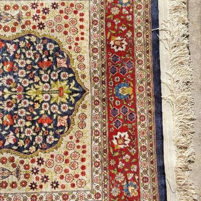 Antique Turkish Double Knotted Dowry Rug