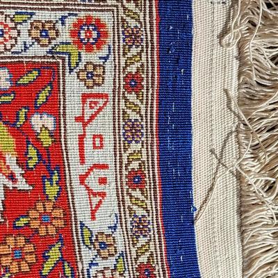 Antique Turkish Double Knotted Dowry Rug