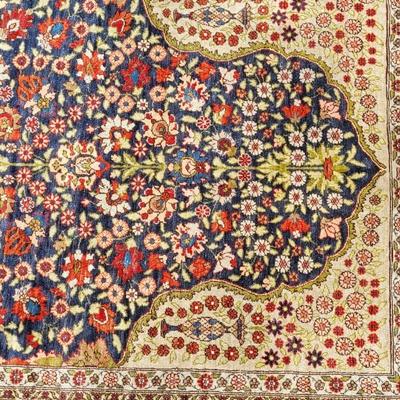 Antique Turkish Double Knotted Dowry Rug