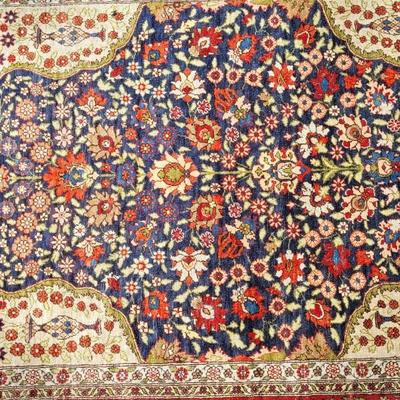 Antique Turkish Double Knotted Dowry Rug