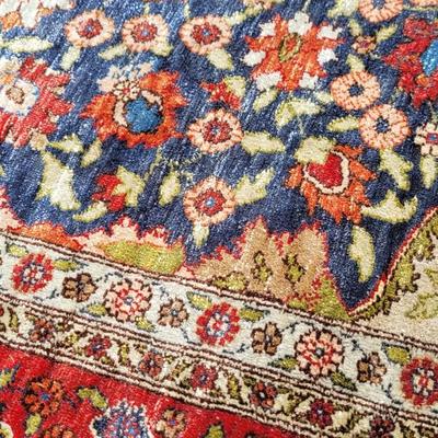 Antique Turkish Double Knotted Dowry Rug