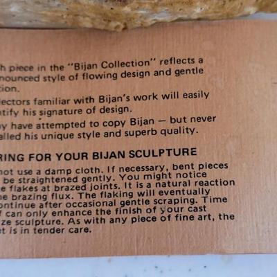 BijÃ¡n 'Around the World' Copper Whimsical Sculpture