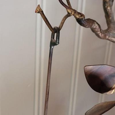 BijÃ¡n Swinging Boy Copper Whimsical Sculpture