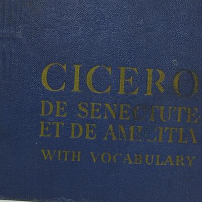 Chase and Stuart Series Cicero De Senectute Et De Amicita Vintage Hardcover Book