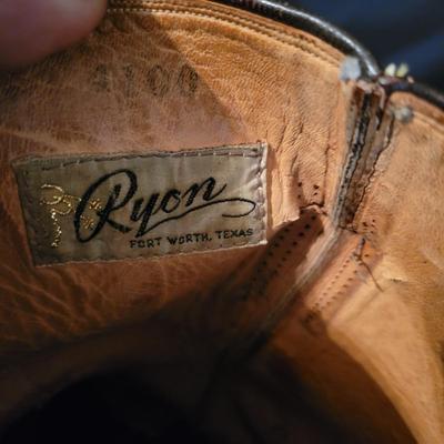 Three Pairs of Men's Cowboy Boots 9 1/2D, from Ryon's & More (DR-DW)