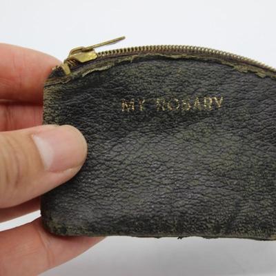 Vintage My Rosary Zipper Holder Pouch Bag *No Rosary Included*