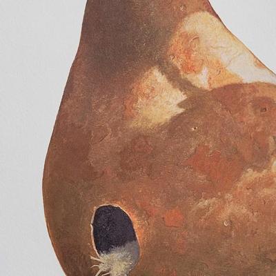 Signed Ray Harm 'Purple Martin' Lithograph
