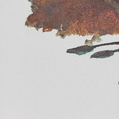 Signed Ray Harm 'Ruffed Grouse' Lithograph