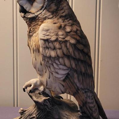 Golden Crown E&R KAISER 'Long Eared Owl' 1975 West Germany Porcelain Limited Edition #290/1500 Figurine