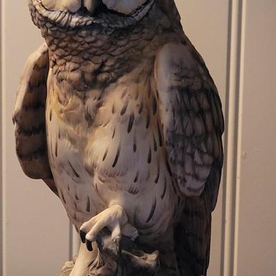 Golden Crown E&R KAISER 'Long Eared Owl' 1975 West Germany Porcelain Limited Edition #290/1500 Figurine