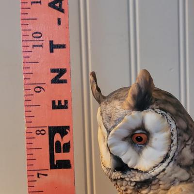 Golden Crown E&R KAISER 'Long Eared Owl' 1975 West Germany Porcelain Limited Edition #290/1500 Figurine