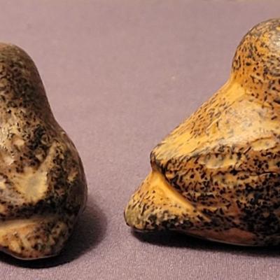 (2) Small Ceramic Owls