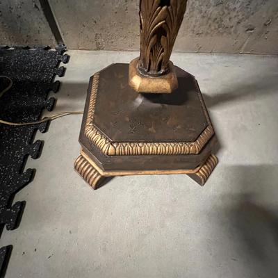 Antique Bronze Finish Iron Torchiere Lamp (B2-RG)