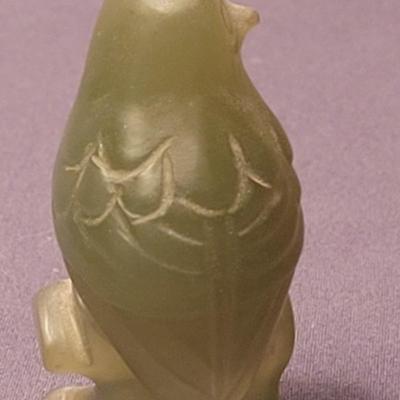 Small Carved Jade Owl