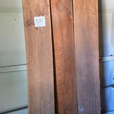 3 Rough Cut Oak Boards