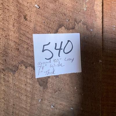 3 Rough Cut Oak Boards