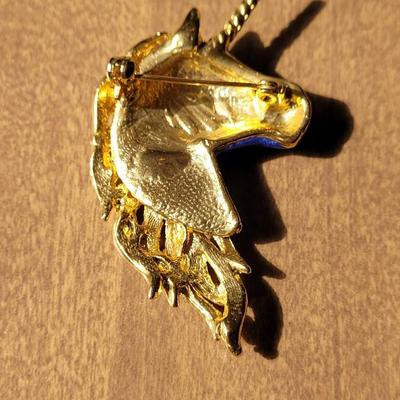Unicorn, Bear, and Clown Brooches