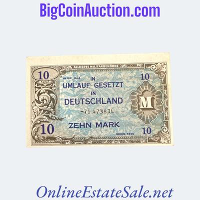 1944 GERMANY 10 MARK