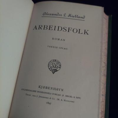 Antique Alexander Lange Kielland Novels (D-BBL)