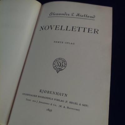 Antique Alexander Lange Kielland Novels (D-BBL)