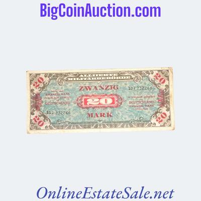 1944 GERMANY 20 MARK