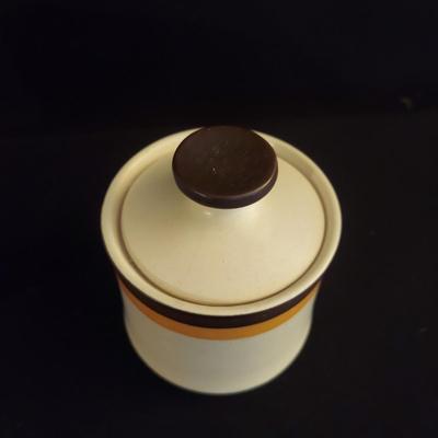 Arrow Stone Pueblo Sands Showa Japanese Stoneware Bowls and Sugar Dish (K-BBL)