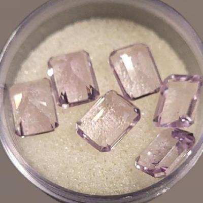Jewelry Maker's (6) Amethyst Gemstones