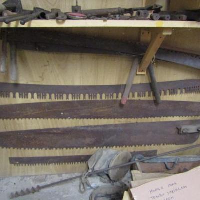 Collection of Antique Hand Saws