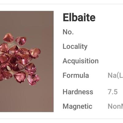 Jewelry Maker's (19) Elbaite 4mm Gemstones