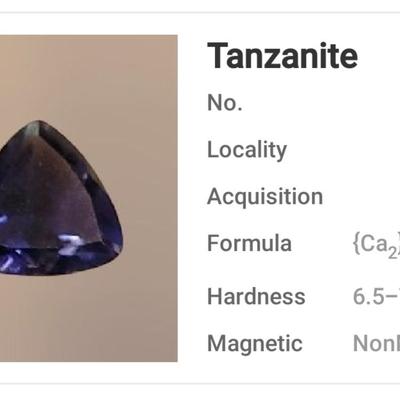 Jewelry Maker's (2) Tanzanite 8mm Gemstones