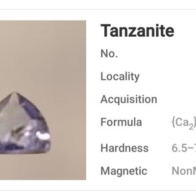 Jewelry Maker's (4) Tanzanite 4 Ã— 4mm Gemstones