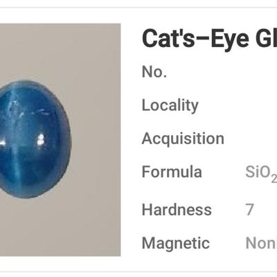 Jewelry Maker's Blue Cat's Eye 5mm Gemstone