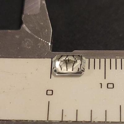 Jewelry Maker's (4) Aquamarine 6mm Gemstones