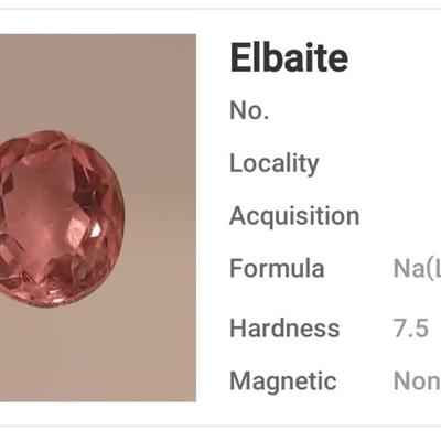 Jewelry Maker's Elbaite Tourmaline 12mm Large Gemstone