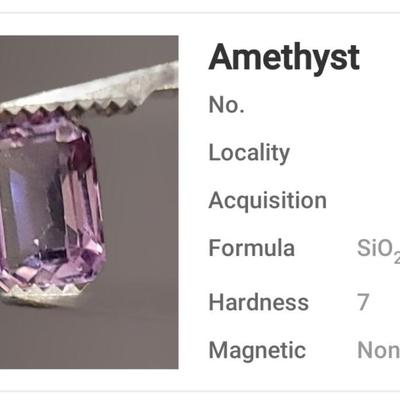 Jewelry Maker's (5) Amethyst 8mm Gemstones