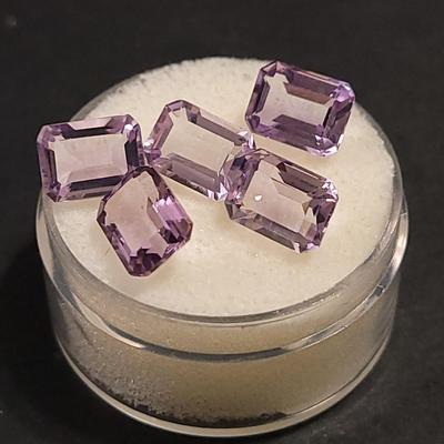 Jewelry Maker's (5) Amethyst 8mm Gemstones
