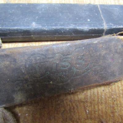 Pair of Antique Straight Razors- Wiss and J.M. Schmid