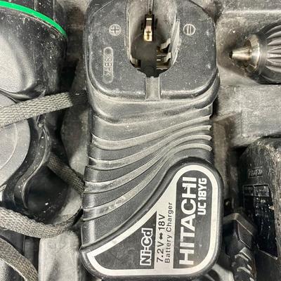 Hitachi 14.4v Cordless Drill and Light