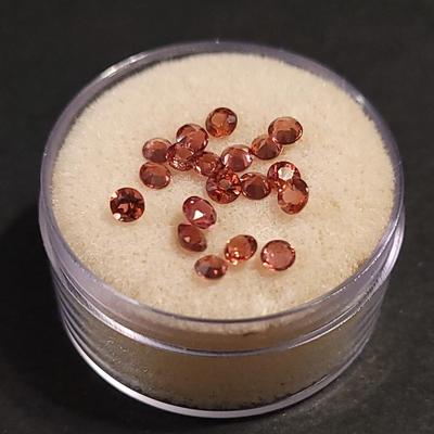 Jewelry Maker's (19) Pyrope Garnet 4mm Gemstones