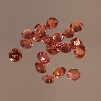 Jewelry Maker's (19) Pyrope Garnet 4mm Gemstones