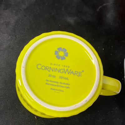 Corning Ware Cups and NIB Clock