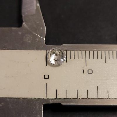 Jewelry Maker's .6ct White Zircon 4.5-5mm